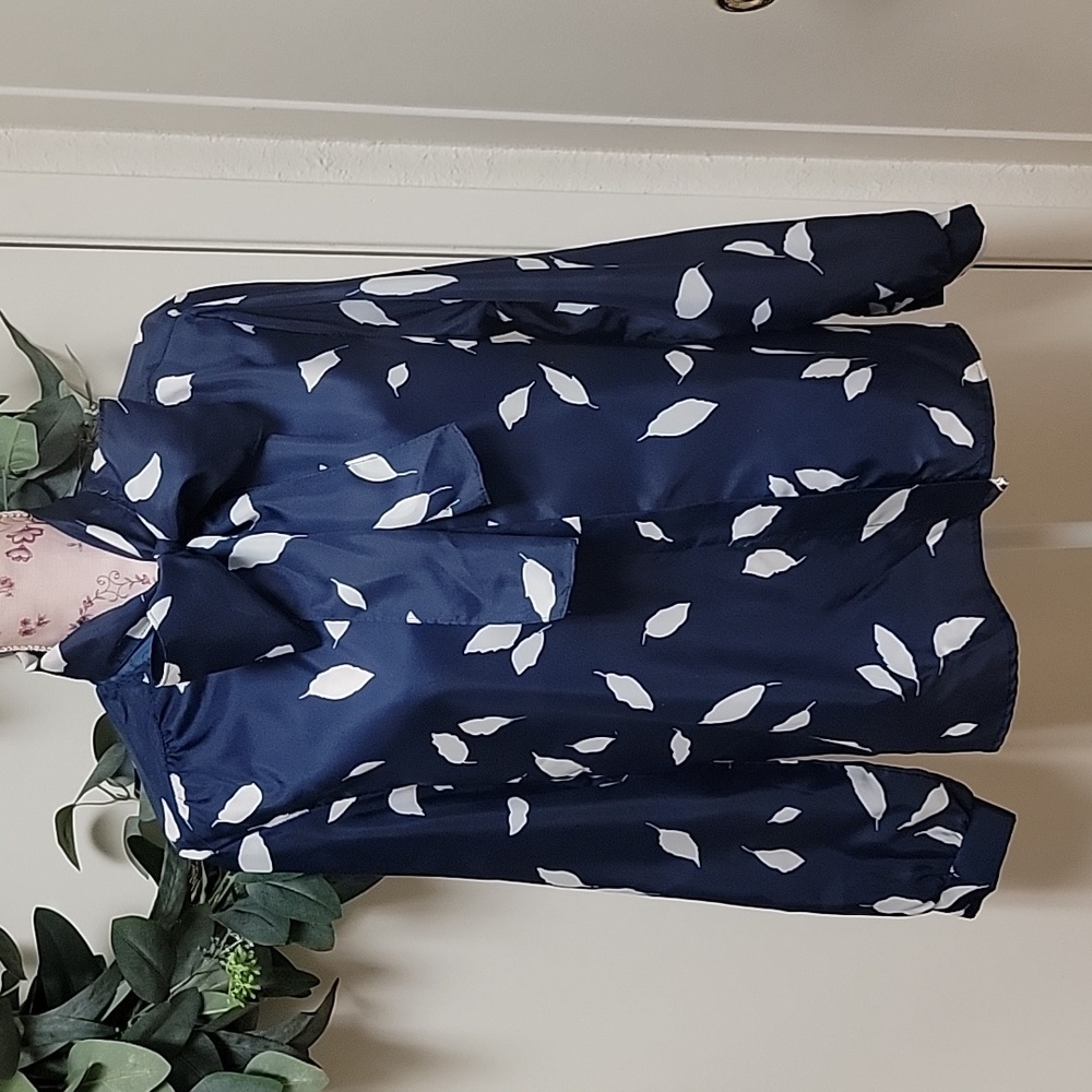 VTG | Alex Colman Blue Floral Floppy Bow Tie Blouse